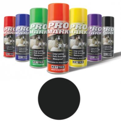 Promark Aerosol Spray Black 400ml